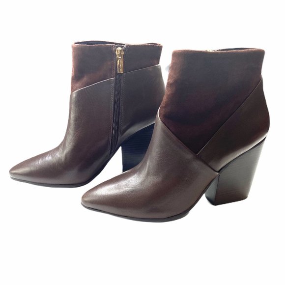 Vince Camuto Shoes - Vince Camuto Raylan Suede/Leather Ankle Boots